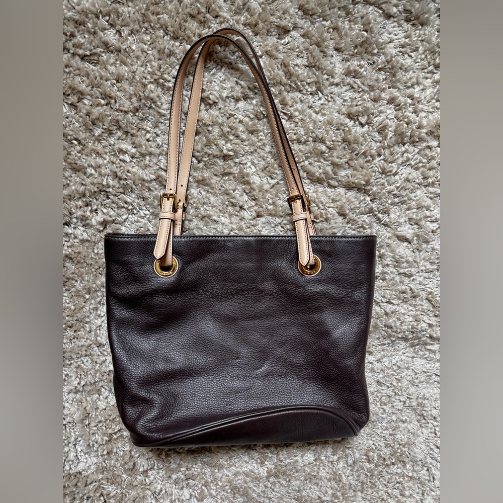MICHAEL Michael Kors Brown Leather Tote Bag